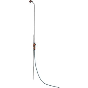 Gardena Gartendusche Solo, 961-20, Kaltwasserdusche, silber, 103 - 207 cm, aus Edelstahl, mit Spike & Brausestrahl