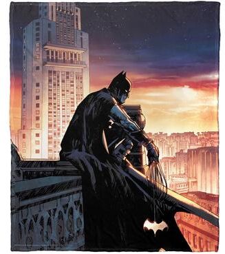 Northwest DC Batman Knight Watch Silk Touch Throw Blanket
