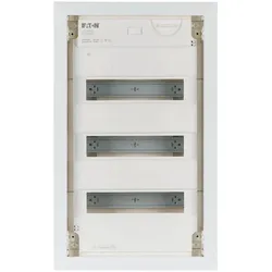 Eaton 178819 Unterputz-Kleinverteiler, 3-reihig, Stahlblechtür superflach KLV-36UPS-SF