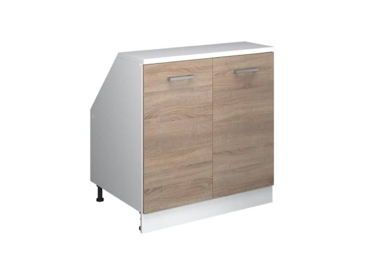 Vicco Küchenschrank für Dachschrägen R-Line, Sonoma, 80 cm