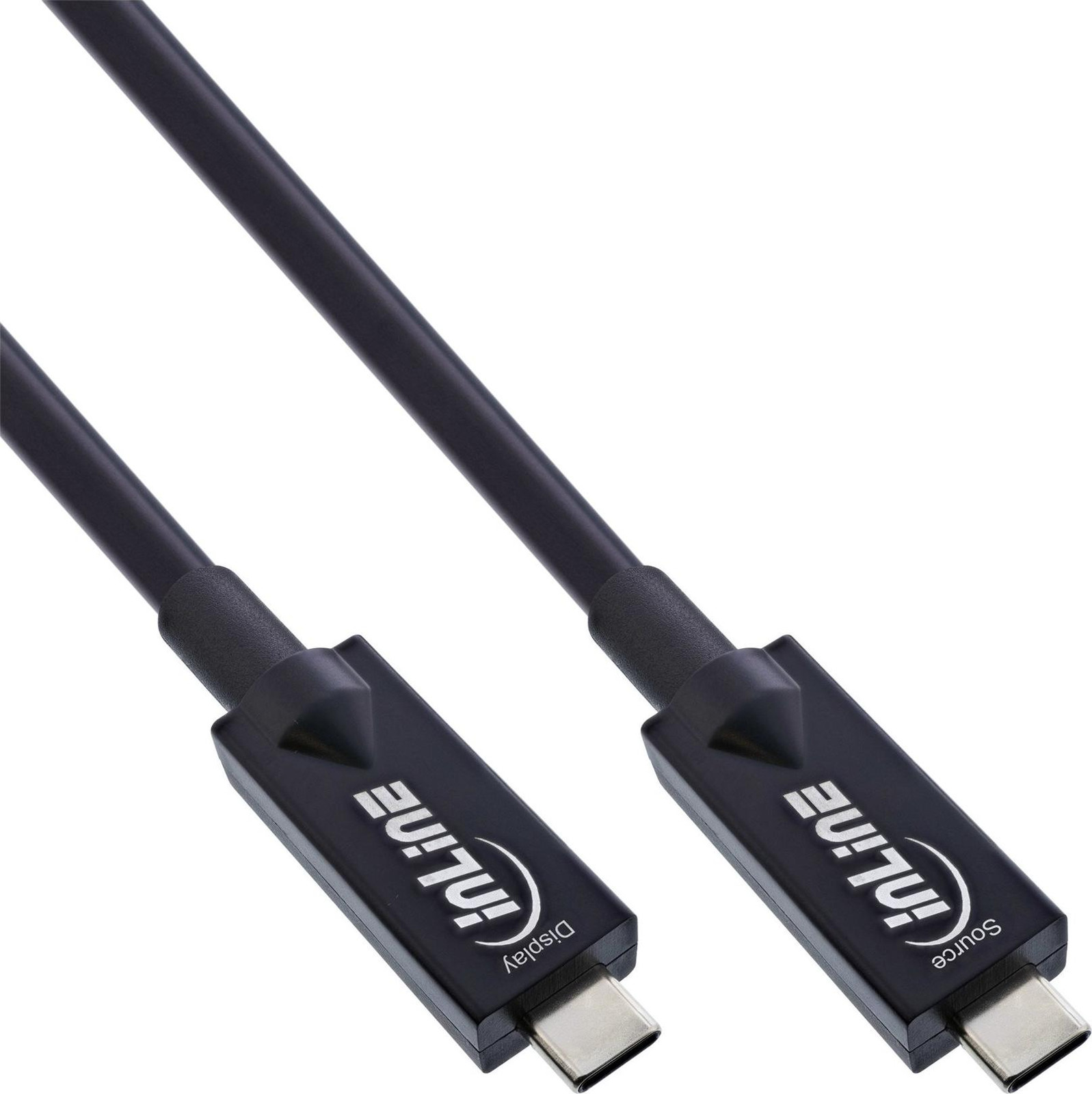 InLine USB 3.2 Gen.2 AOC-kabel met USB-C-connector, zwart, 3 meter