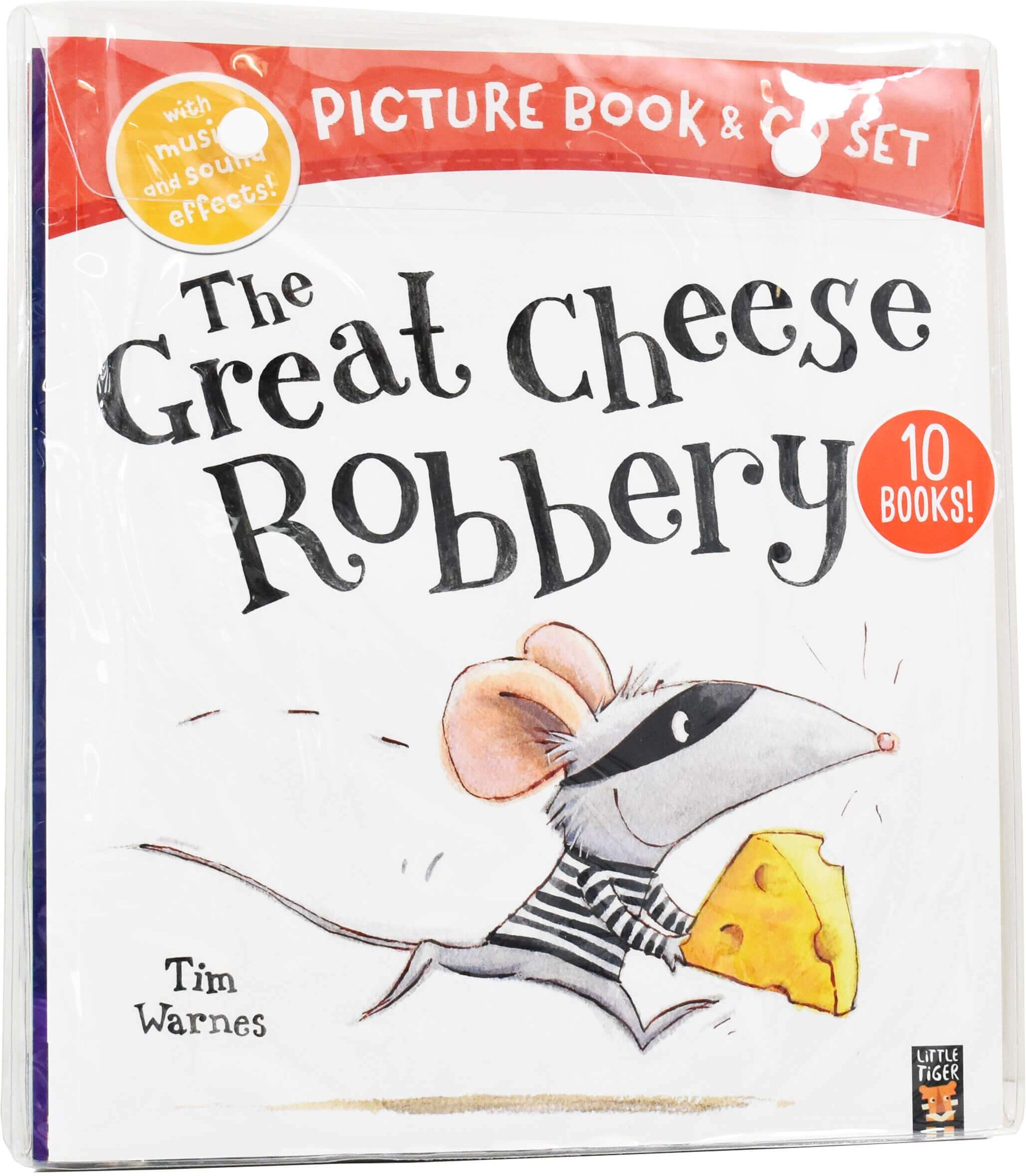 Great Cheese Robbery 10 Picture Books by Little Tiger - Ages 0-5 - Paperback Little Tiger Press Group