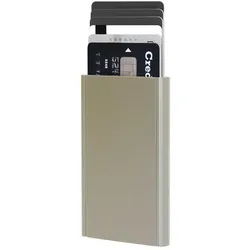Mobiparts Cardprotector Aluminum with MagSafe Light Gold, Weiteres Smartphone Zubehör, Gold