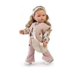 Antonio Juan Bella Folk Puppe mit blonden Haaren und Blumenoutfit (69661777)