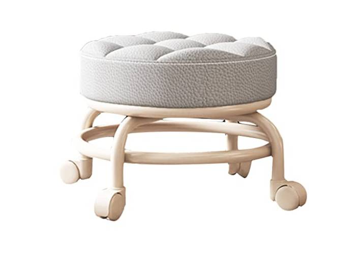 JFGCTYHXY Hocker mit Rollen, Tragende 440 Ibs Ottomane(Grey)