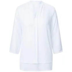 Blusen-Shirt 3/4-Arm Peter Hahn weiss, 40