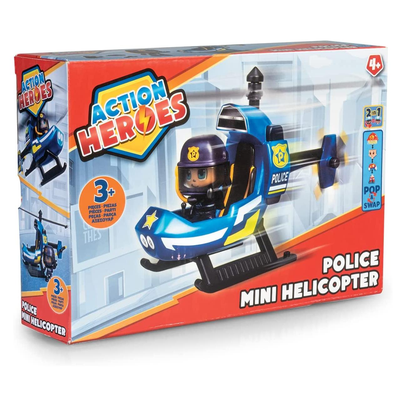 Famosa Action Heroes - Mini Police Helicopter (36934277)