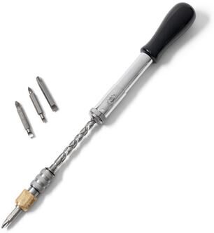 "Kings County Tools 12"" Yankee Screwdriver with 4 Bits and Hex Chuck"
