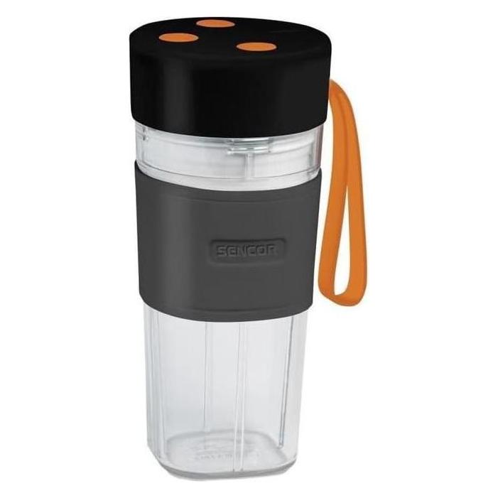 Sencor SBL 151BK schwarz / Tragbarer Fitness-Smoothie-Mixer / 50W / 330ml (50 W) (8590669367665)