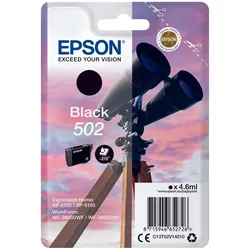 Epson Original 502 Fernglas Druckerpatrone - schwarz (C13T02V14010)