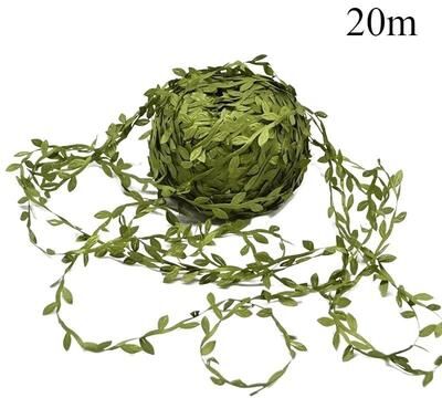 Inspire Essentials Natural Look Artificial Vine Garland Green Leaf Decor For Weddings Crafts And Home Styling d