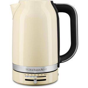 KitchenAid Wasserkocher 5KEK1701EAC, creme, 1,7 Liter, 2400 Watt, mit Edelstahlgehäuse