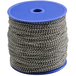Kugelketten auf Rolle 100 m | 2.4 mm | silber | Metall