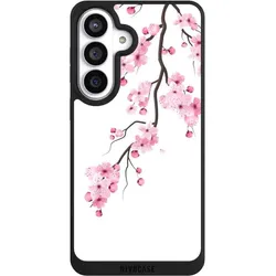Nivocase Handyhülle für Samsung Galaxy S26+ Hülle NIVOpure Case Schwarz Asien Japan Kirschblüten (Samsung Galaxy S26+), Smartphone Hülle, Schwarz
