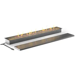 muenkel design safety burner [manueller Ethanol Brenner]: 1200 mm - ohne Schutzglas