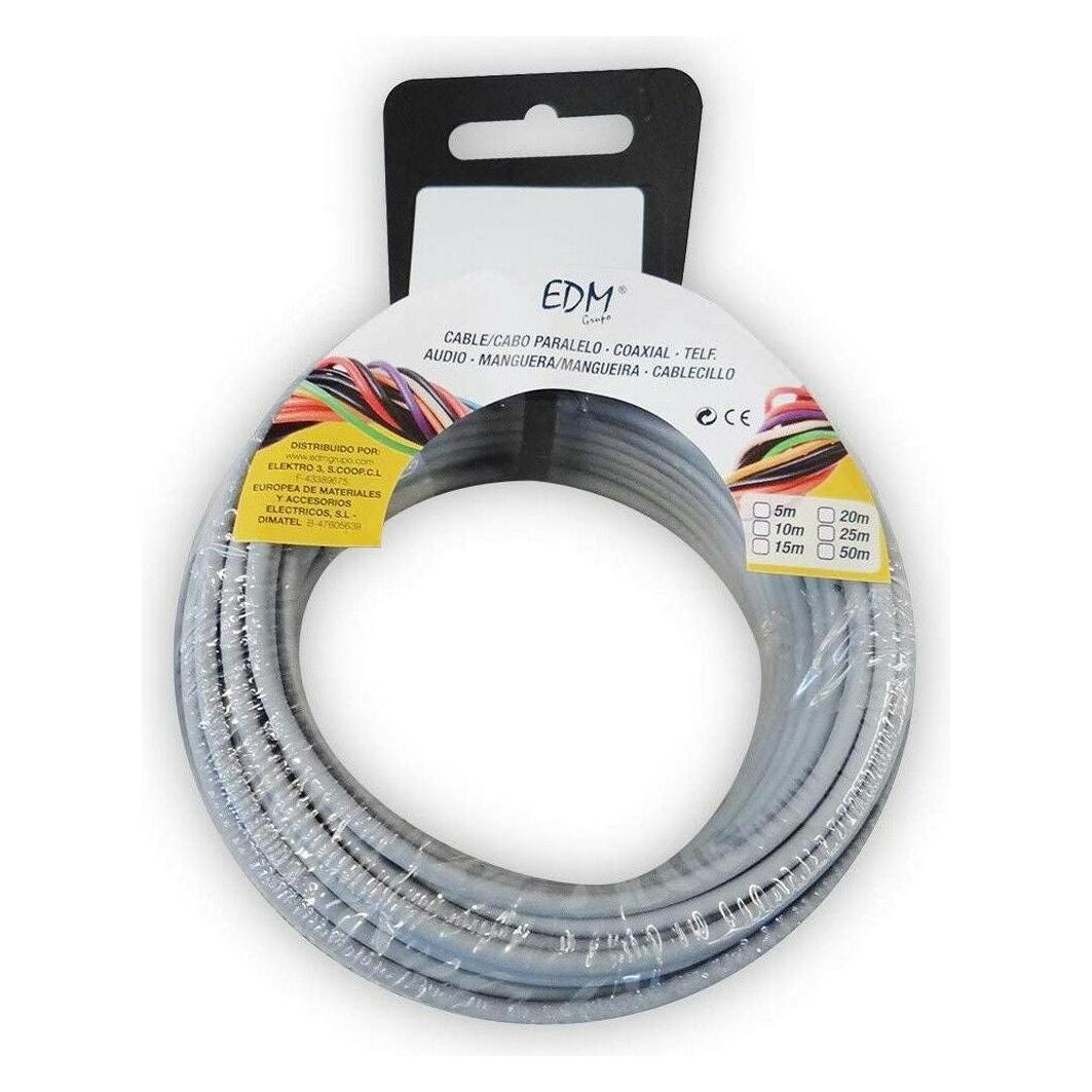 EDM Product Kabel 28474 Grau 2,5 Mm 25 M (25 m, 2.50 mm²) (45279273)