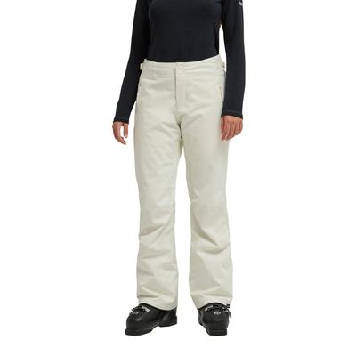 Snowboardhose ROXY "10K Alpine Ridge", Damen, Gr. S, Normalgrößen, weiß (whisper weiß), Obermaterial: 100% Polyester., Hosen