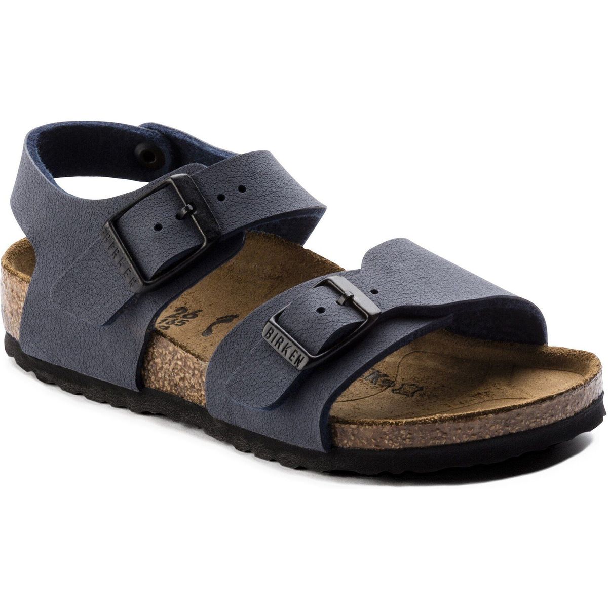 Birkenstock New York Kids Birkibuc Boys navy (400) Schmal 36 87773-400-36