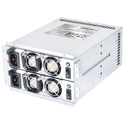 2x 600 Watt SilverStone SST-GM600-S redundantes Servernetzteilt