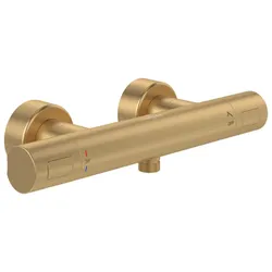 Villeroy & Boch Universal Taps & Fittings Brause-Thermostat TVS00001700076 rund, Wandmontage, brushed gold