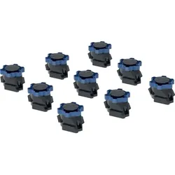 Geberit Set Füße für Duschwanne aus Steinharz, bis 140 cm, Füße höhenverstellbar 6-12 cm, 554.952.00.1