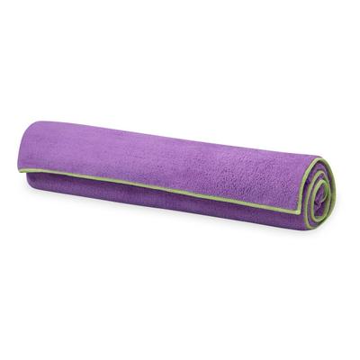 GAIAM - Stay Put Yoga Mat Towel - Mikrofaserhandtuch Gr 178 x 66 cm lila