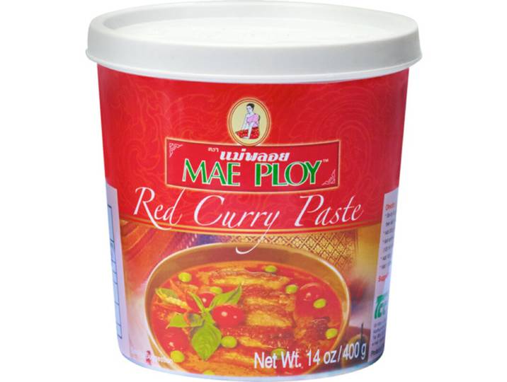 Mae Ploy pâte de curry rouge 400 g