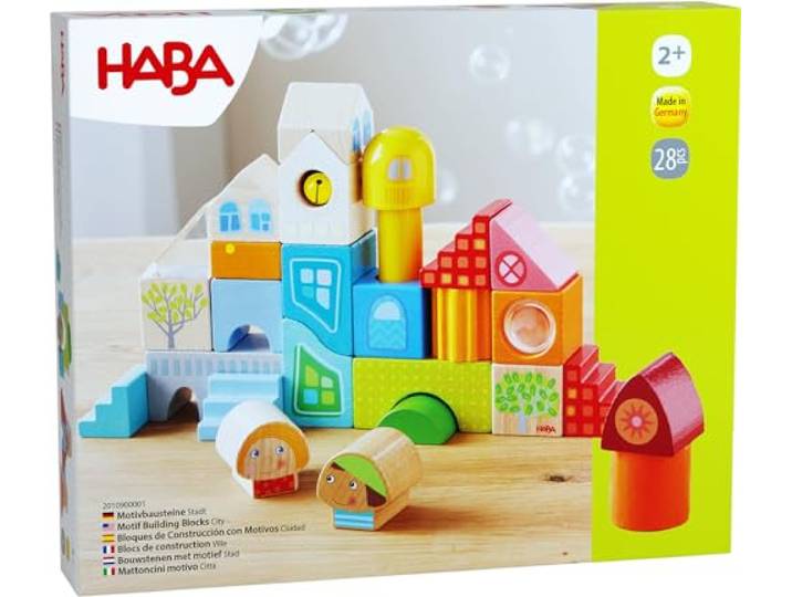 Haba motiefbouwstenen stad