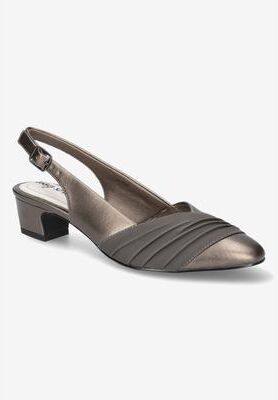 Women's Bates Pump by Easy Street in Pewter (Size 8 M)