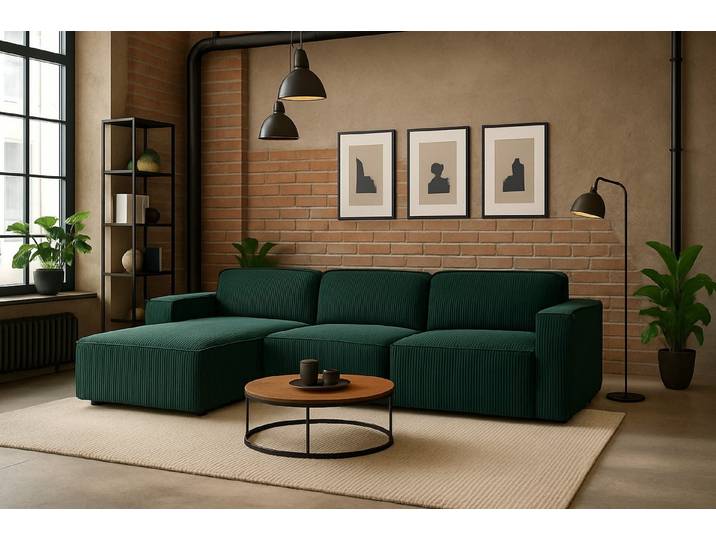 Kaiser Möbel Ecksofa Ecksofa Cursal L-Form – modular, modern, unvergleichlich bequem, Einzelsofa