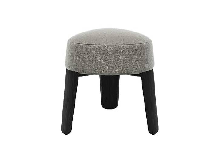 blomus Hocker -KUON- Sitzhocker aus Filz und Eiche 45x47cm (Taupe Black)