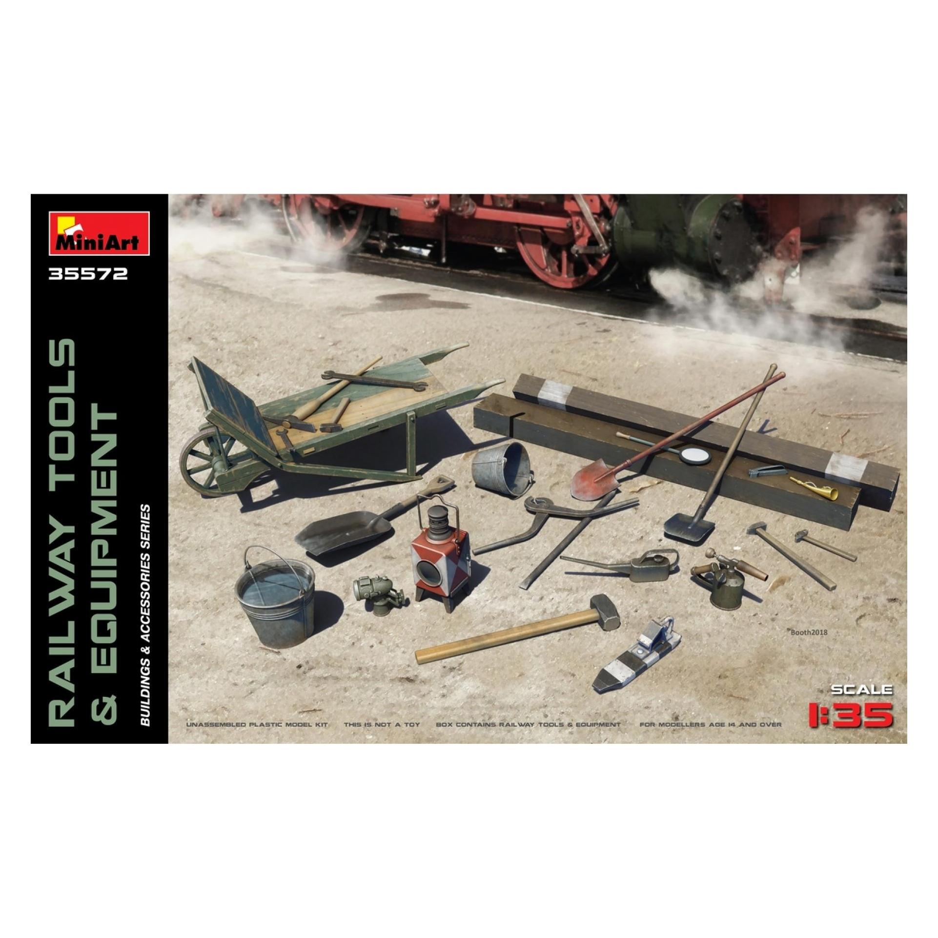 Mini art Railway Tools & Equipment (35572)