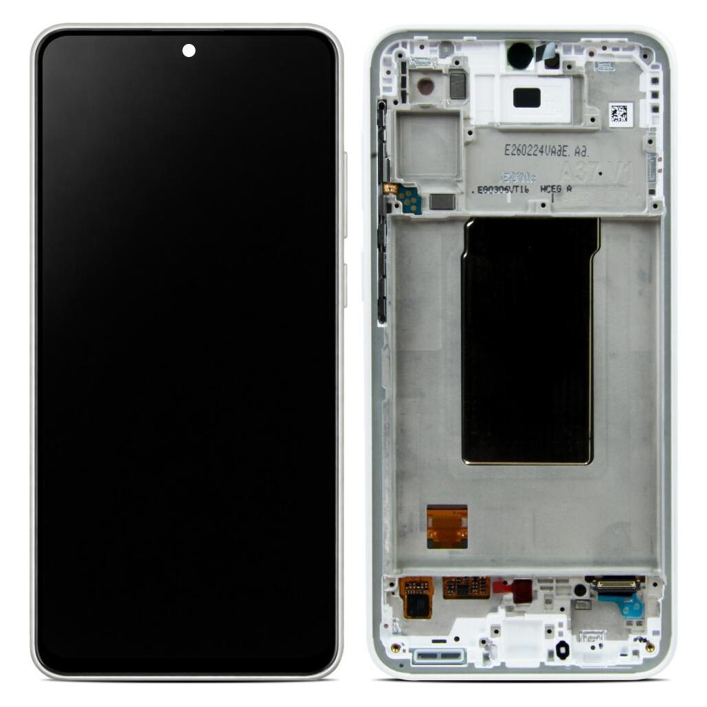 Samsung Display + Rahmen SM-A376B Galaxy A37 5G weiss GH82-39232C (Display, Samsung Galaxy A37) (GH82-39232C)