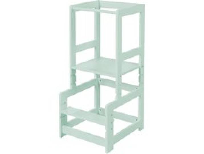 ROBA Tour d'apprentissage Montessori en bois (vert menthe)