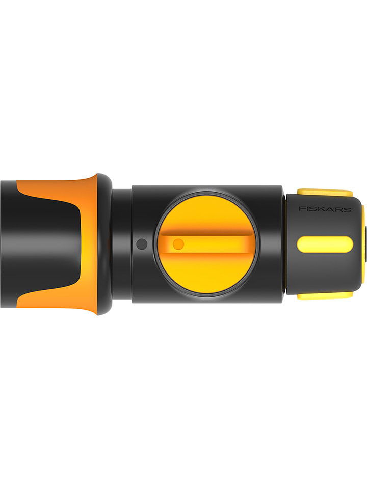 Fiskars Schlauchanschluss "QuickHoseConn" in Schwarz/ Orange - onesize