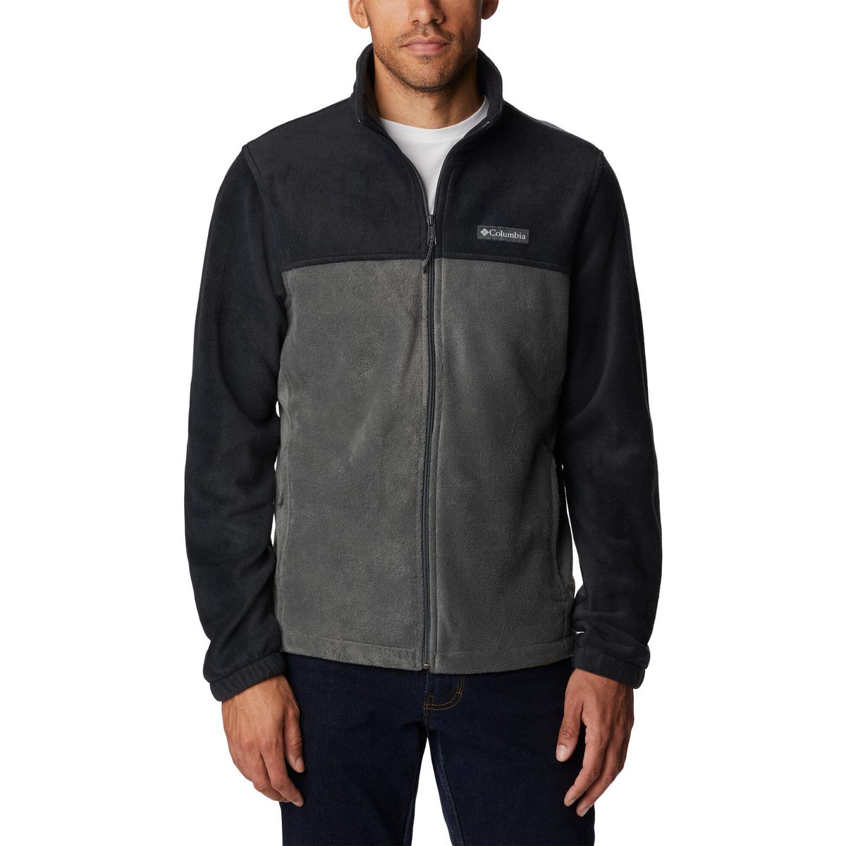 Columbia Men’s Steens Mountain 2.0 Fleece Jacket - Extended Size black, grill (011) 2X 147667-1476672-011-2X