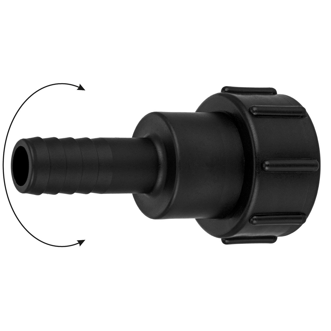 REKUBIK IBC Adapter S60x6 - Schlauchtülle Drehgelenk Reduzierung 25mm (1") IBCSHTS025