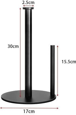 Uplift Treasures Stainless Steel Countertop Paper Towel Holder black 1pc