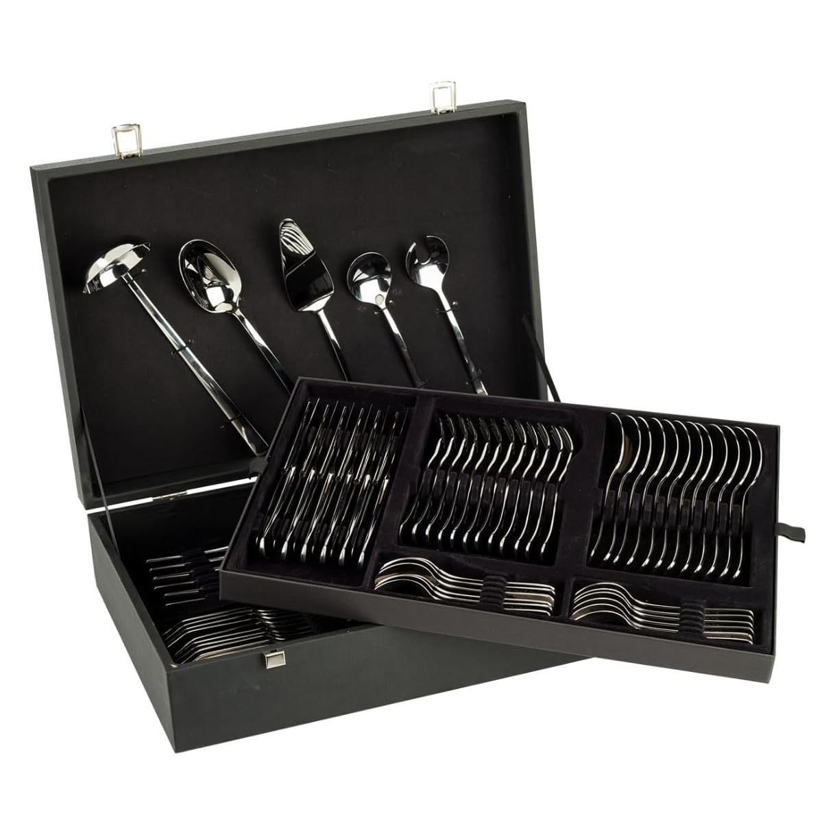 Arcos Geschenkdoos Besteckset 113 Stücke Komplett Monoblock Einteilig (113 Stk., Besteck Set) (587200)