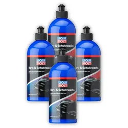 4x Hart- & Schutzwachs LIQUI MOLY 21763 Lackpolitur zum Schutz & Erhalt 500 ml