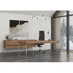 Chefbüromöbel Schreibtisch edel modern Milano