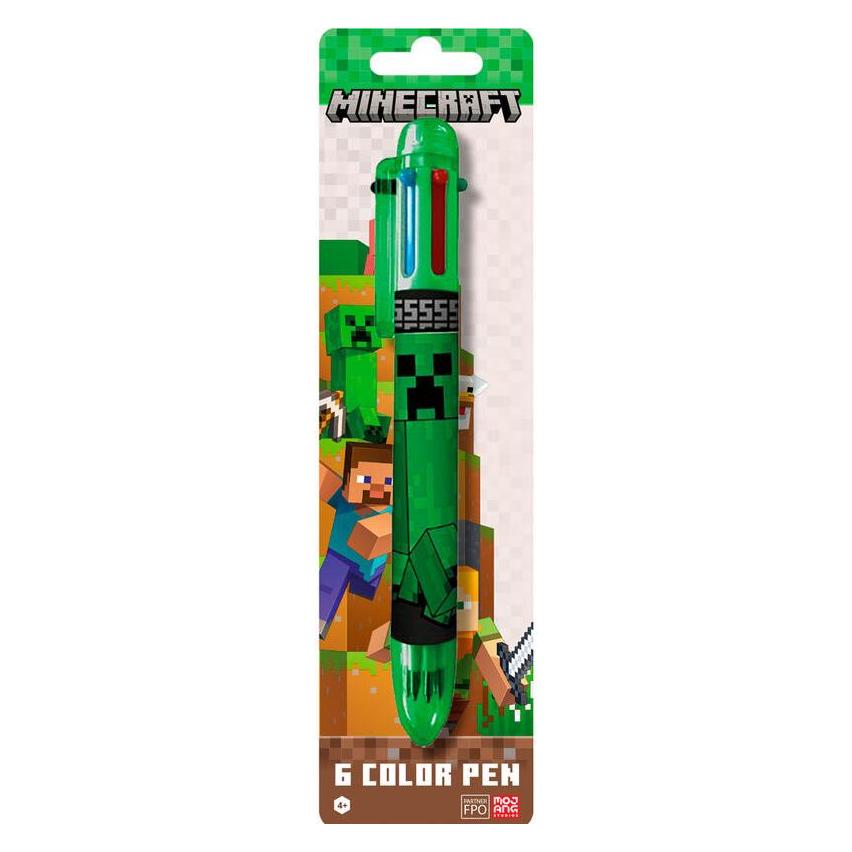 Kids Licensing Minecraft 6 colours pen (6x) (48317179)