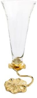"Alice Pazkus 9.5""L Gold Vase"