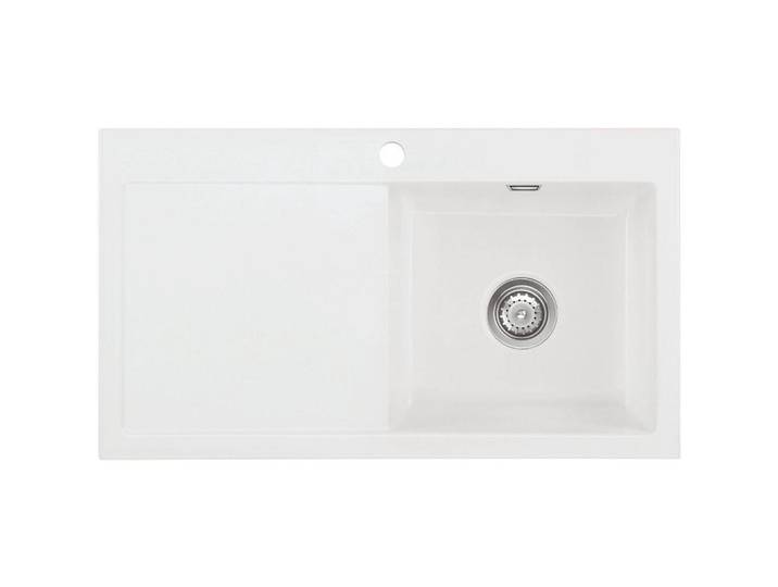 Systemceram Spüle Mera 90, Weiß, Keramik, 90x20x51 cm, Küchen, Küchenausstattung, Küchenspülen, Keramikspüle