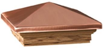 DecKorators Post Caps 6x6 Victoria High Point PL- Copper - CD