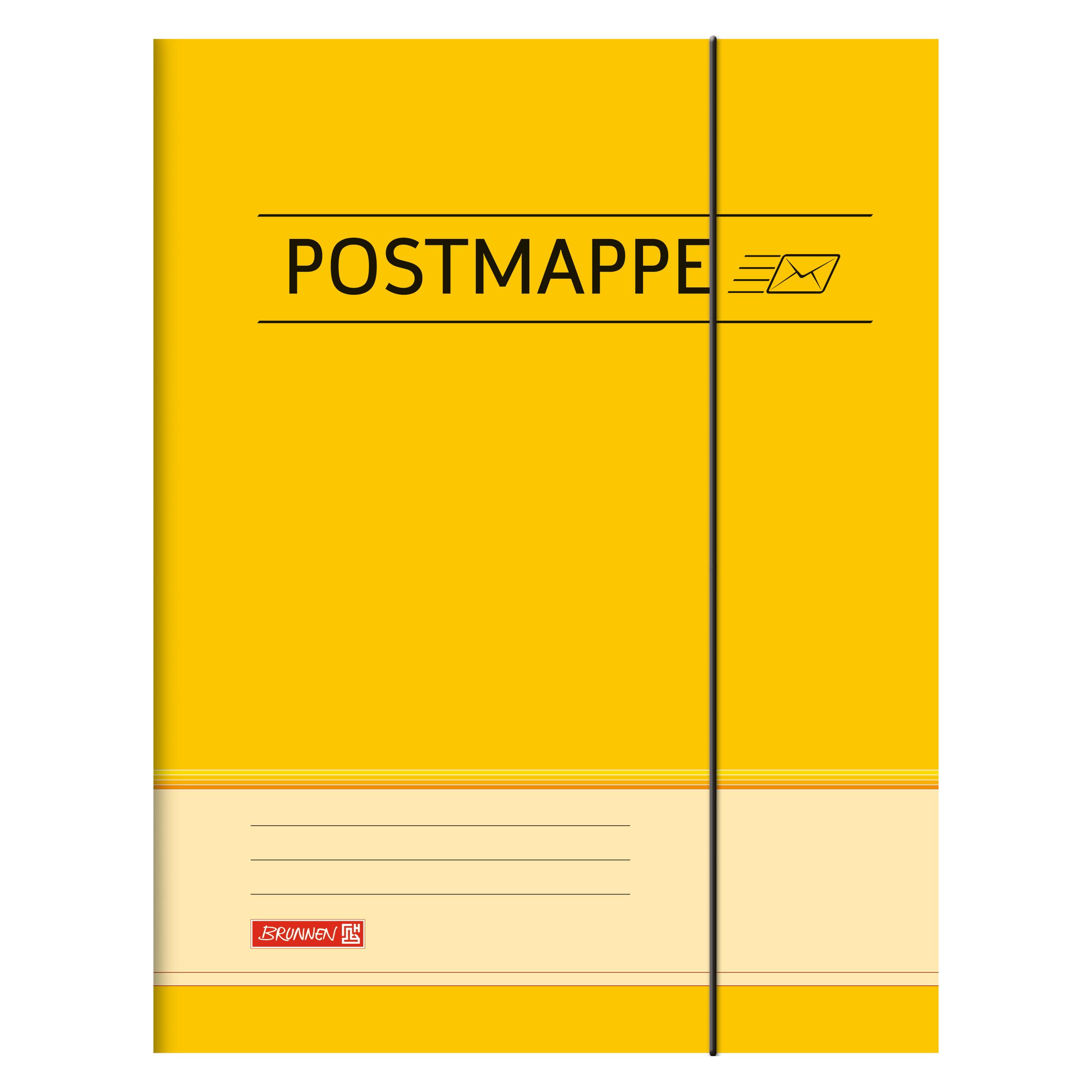 Brunnen Sammelmappe Postmappe DIN A4 gelb (A4, 1x) (104709410)