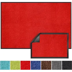 Karat Schmutzfangmatte   Monochrom   Rot