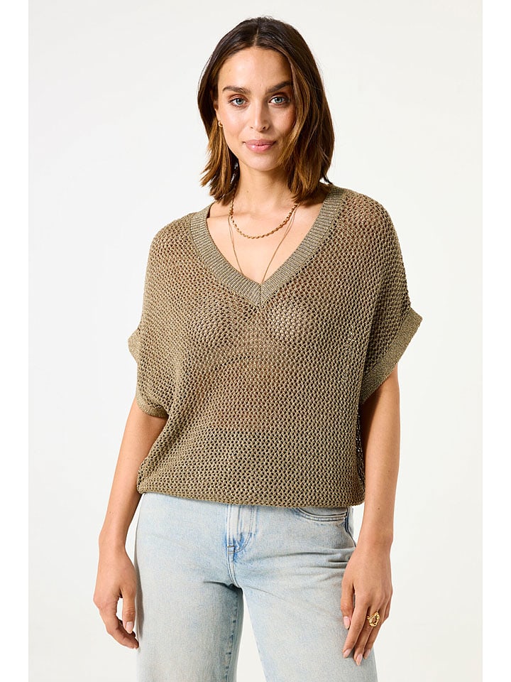 Garcia Pullover in Khaki - M