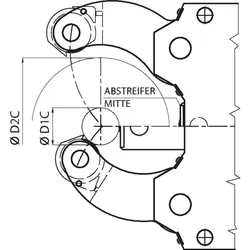 Röhm Abstreifer Mitte RB - 1831403