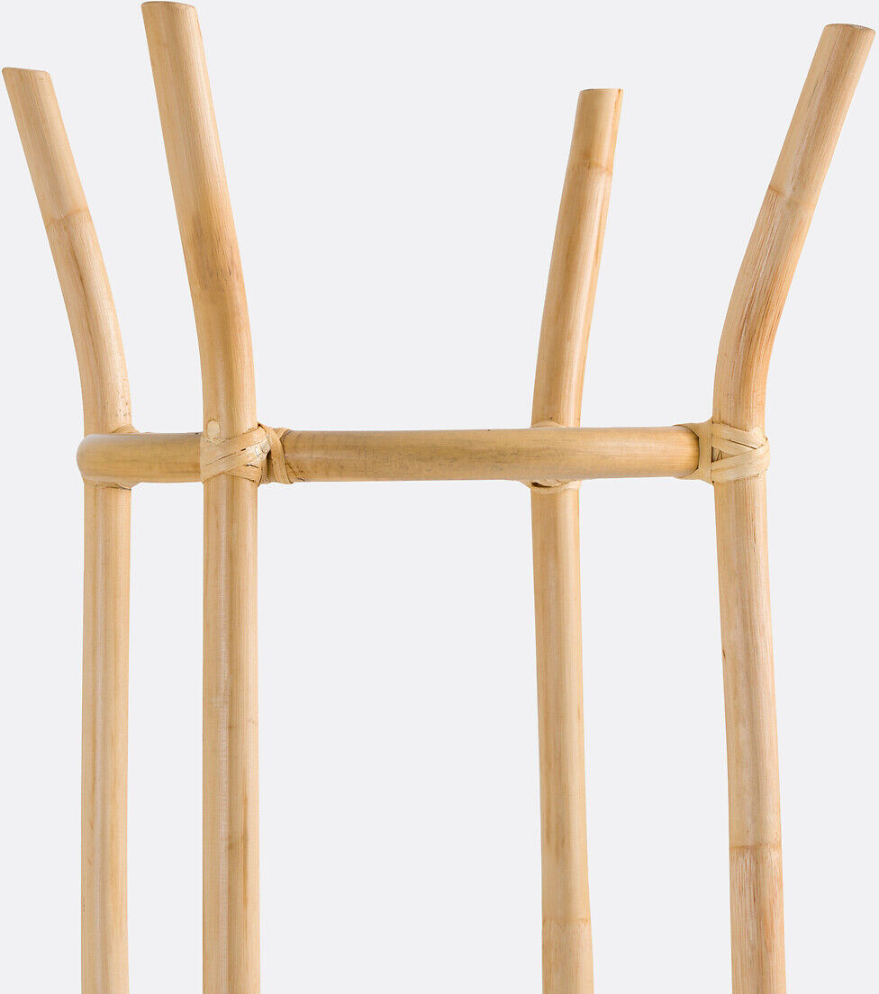 LA REDOUTE INTERIEURS Porte-manteau avec panier en canne de rotin, Aya
